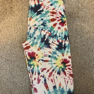 One size tie dye leggings